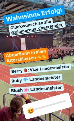 Cheerleader-2x-Landesmeister-1x-Vize